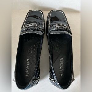 Leather upper balance man made